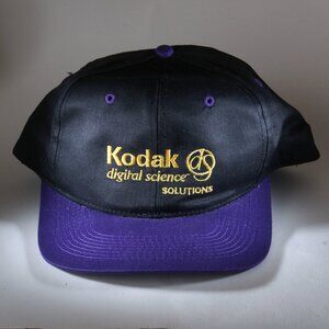 Kodak Hat Mens OS Black Digital Science Solutions Snapback